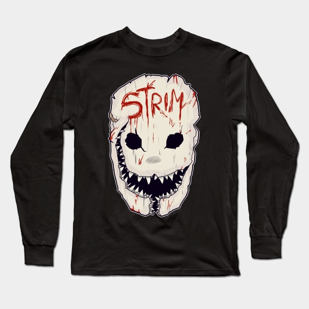 Trapper Strim Mask Long Sleeve T-Shirt by Theefury